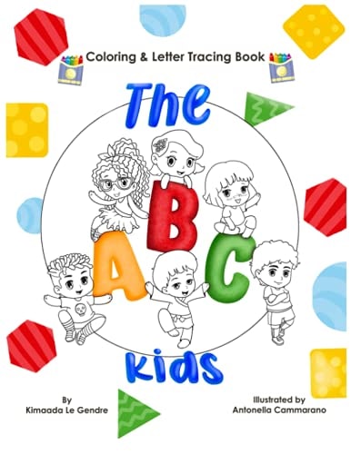 The ABC Kids Coloring & Letter Tracing Book (Naturebella's Kids Multicultural Series)