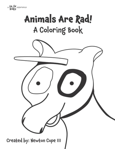 Animals Are Rad! A Coloring Book