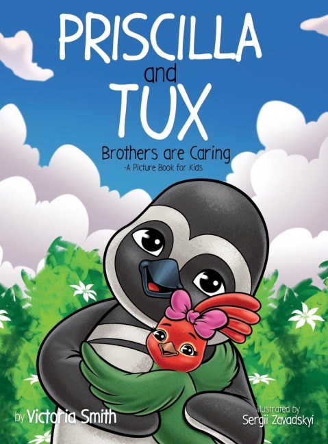 Priscilla and Tux: Brothers are Caring