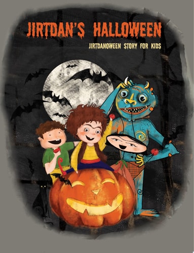 Jirtdan's Halloween Jirtdanoween Book for Kids (EnglishAzerbaijani Mingle)