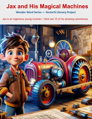 JAX AND HIS MAGICAL MACHINES Word Wonder Series