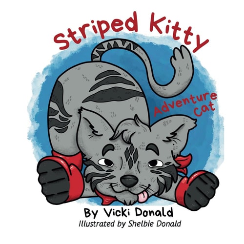 Striped Kitty Adventure Cat