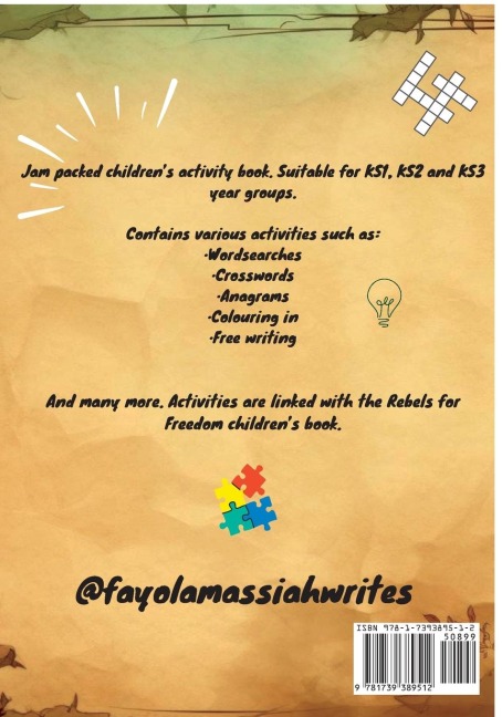 Rebels for Freedom Childrens Activity Book