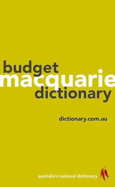Macquarie Budget Dictionary