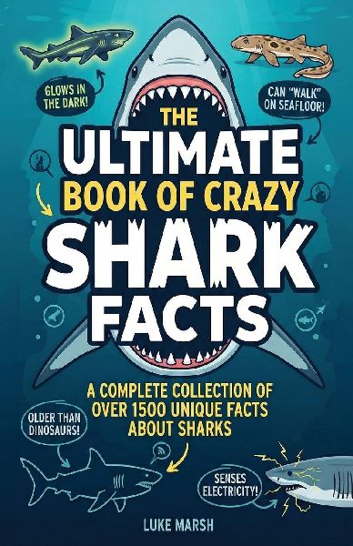The Ultimate Book of Crazy Shark Facts: A Complete Collection of Over 1500 Unique Facts About Sharks