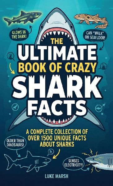 The Ultimate Book of Crazy Shark Facts: A Complete Collection of Over 1500 Unique Facts About Sharks