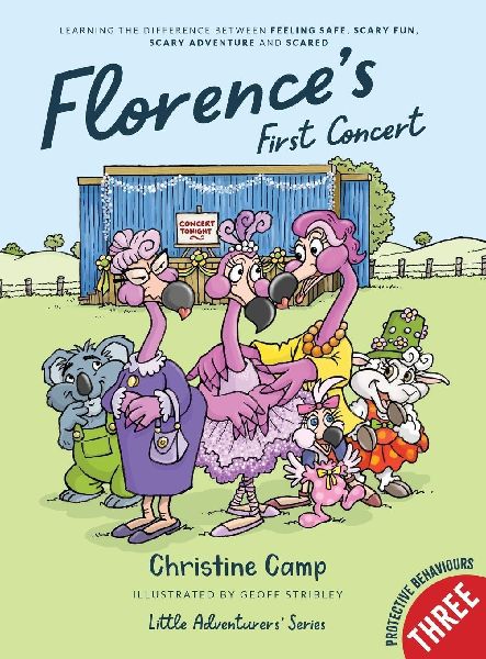 Florences First Concert: Learning the difference between feelings safe, scary fun, scary adventure and scared