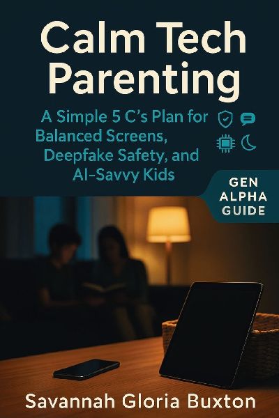 Calm Tech Parenting: A Simple 5 Cs Plan for Balanced Screens, Deepfake Safety, and AI-Savvy Kids - Gen Alpha Guide