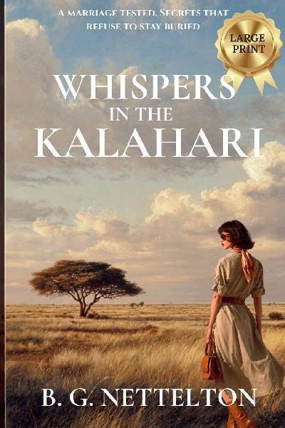 Whispers in the Kalahari: A sweeping Africa-set novel of a fractured marriage and one woman's fight to reclaim herself in 1989 Botswana (Large Print)