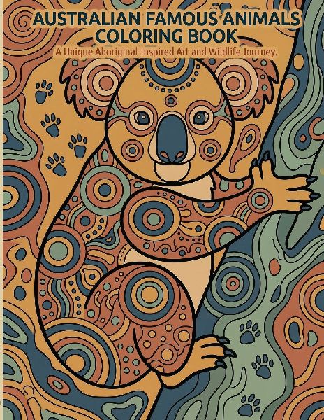 Australian Animals: A Coloring Book for Relaxation for Teens and Adults