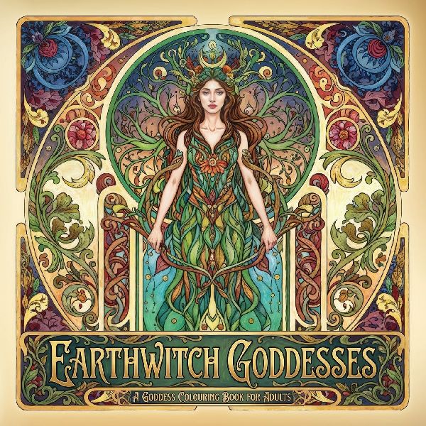 Earthwitch Goddesses: A Goddess Colouring Book for Adults