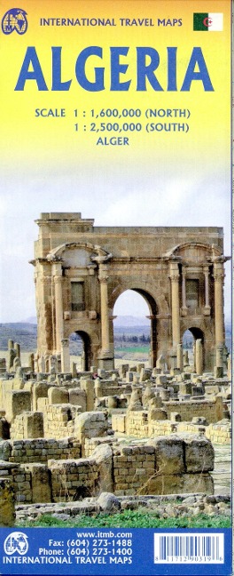 Algeria: ITM Intern.Travel Maps 1:2000000