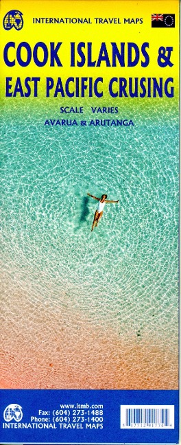 Cook Islands & East Pacific Cruising: ITM Travel Reference Map