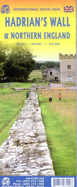 Hadrian's Wall & Northern: ITM Intern.Travel Maps