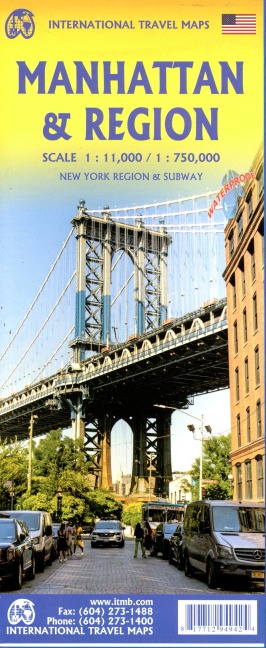 Manhatten New York: 1:12000