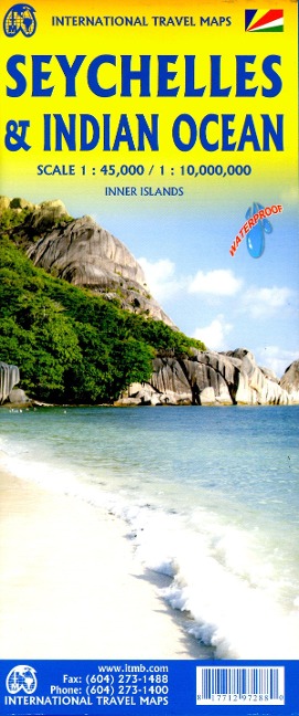 Seychelles /Indian Oceans 1:45000: ITM Travel Reference Map 1:45000