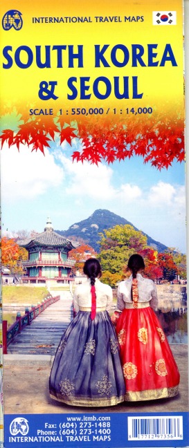 South Korea & Seoul 550T/: 1:550000