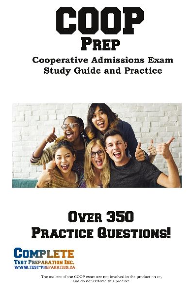 COOP Prep: Everything You Need to Pass the Cooperative Admissions Exam (COOP) with Practice Questions and Math Tutorials