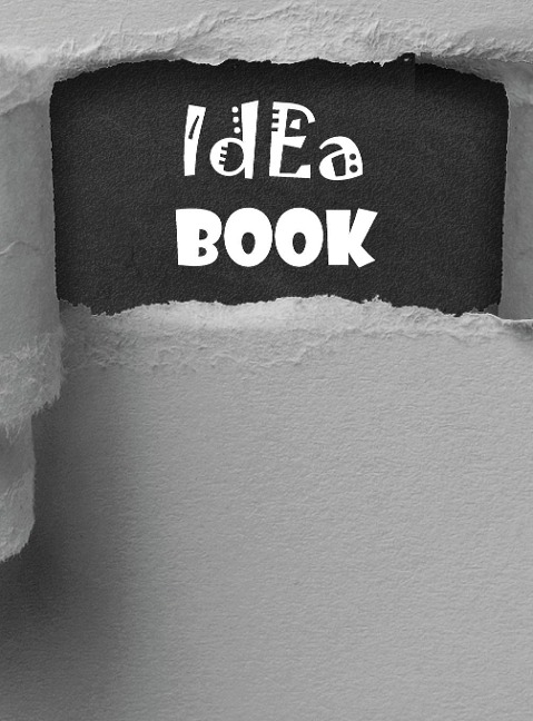 Idea Book: 8.5 x 11 inches, lined paper, 110 pages (notebook/journal/composition book).