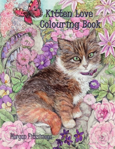 Kitten Love Colouring Book Art Therapy Collection