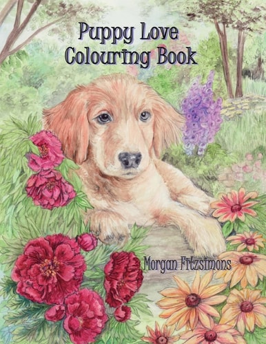 Puppy Love Colouring Book Art Therapy Collection