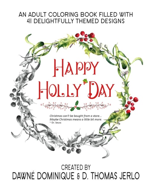 Happy HollyDay Adult Coloring Book