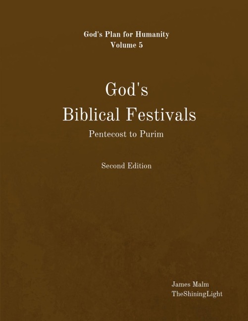 Gods Biblical Festivals: Pentecost to Purim