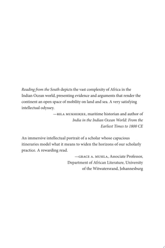 Reading from the South African Print Cultures and Oceanic Turns in Isabel Hofmeyr’s Work