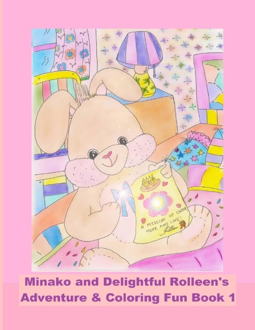 Minako and Delightful Rolleens Adventure & Coloring Fun Book 1