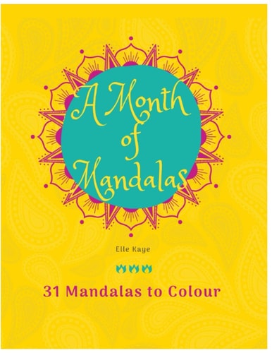 A Month of Mandalas Colouring Book and Journal