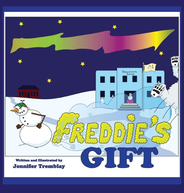 Freddies Gift: He cant hold the toots in much longer. Especially when a great big polar bear comes bounding into his school...