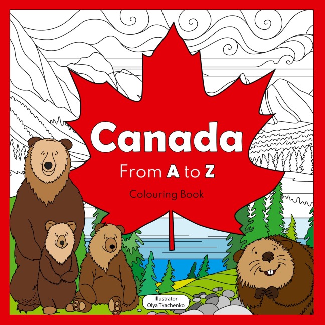 Canada from A to Z: coloring book