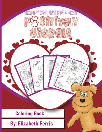 Happy Valentine's Day! Positively Georgia Coloring Book