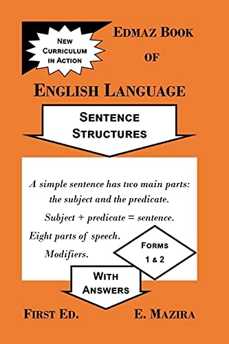 Edmaz Book of English Language Sentence Structures