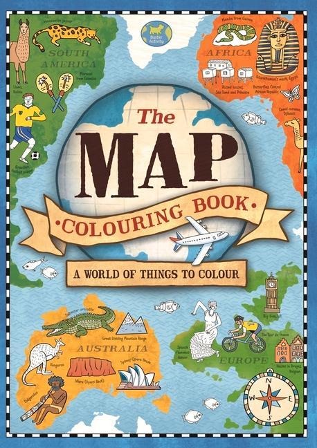The Map Colouring Book: A World of Things to Colour
