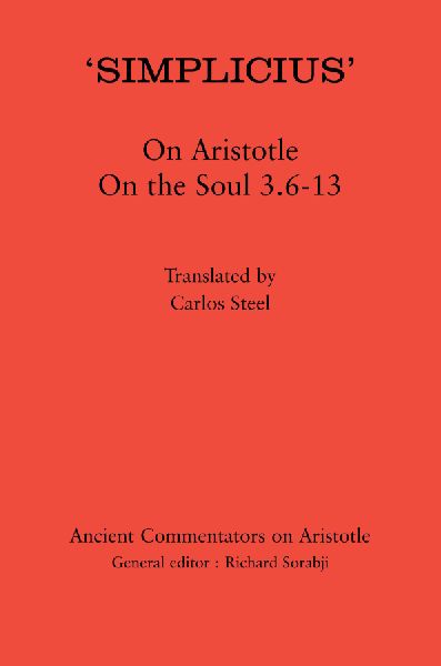 Simplicius: On Aristotle on the Soul 3.6-13