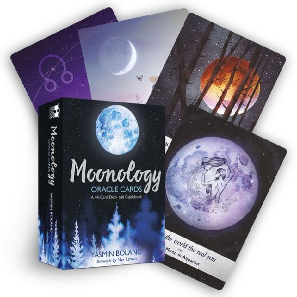 Moonology(TM) Oracle Cards: A 44-Card Moon Astrology Oracle Deck and Guidebook