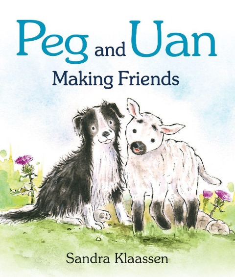 Peg and Uan: Meet a shy sheepdog puppy and a playful lamb