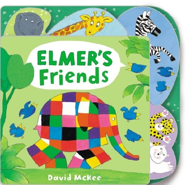Elmers Friends: Tabbed Board Book