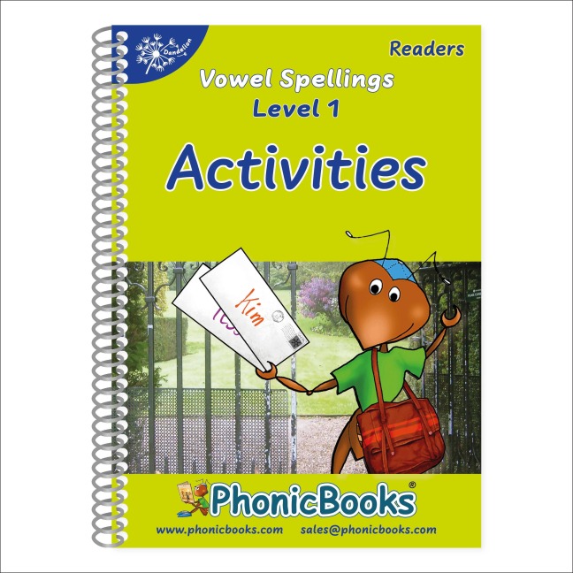 Phonic Books Dandelion Readers Vowel Spellings Level 1 the Mail Activities: Activities Accompanying Dandelion Readers Vowel Spellings Level 1 the Mail (One Spelling for Each Vowel Sound)
