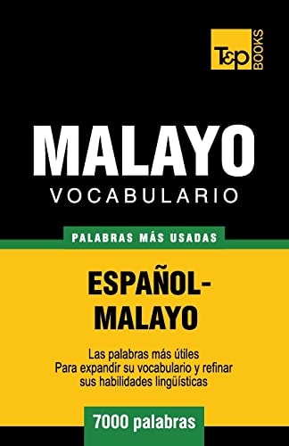 Vocabulario Español-Malayo - 7000 Palabras Más Usadas