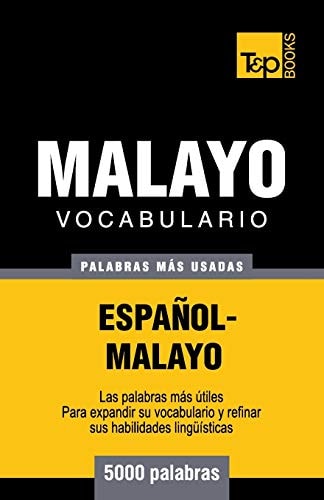 Vocabulario Español-Malayo - 5000 Palabras Más Usadas