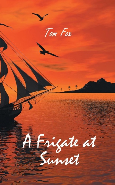 A Frigate at Sunset