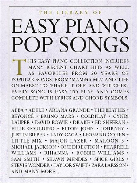 The Library Of Easy Piano Pop Songs