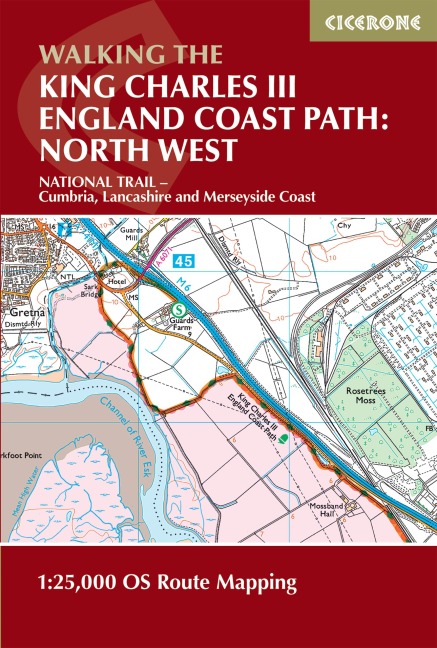 Walking the King Charles III England Coast Path: North West - Cumbria Map Booklet: 1:25,000 OS Route Map Booklet