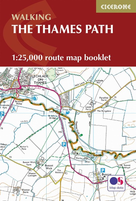 The Thames Path Map Booklet: 1:25,000 OS Route Map Booklet
