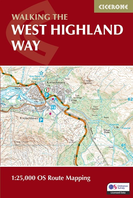 West Highland Way Map Booklet: 1:25,000 OS Route Mapping