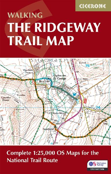 The Ridgeway Trail Map: Complete 1:25,000 OS Maps for the National Trail Route