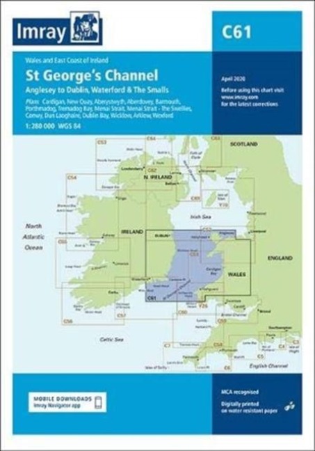 C61 St George's Channel: Anglesey to Dublin, Waterford and the Smalls