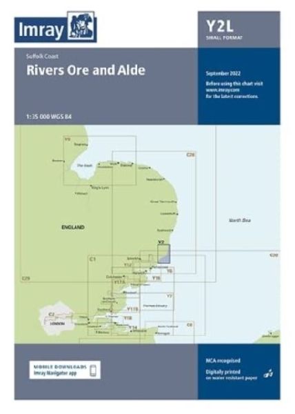 Laminated Y2 Rivers Ore and Alde (Small Format): Suffolk Coast